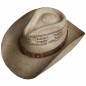 Preview: Straw hat, "Colorado", with brim turned up at the side